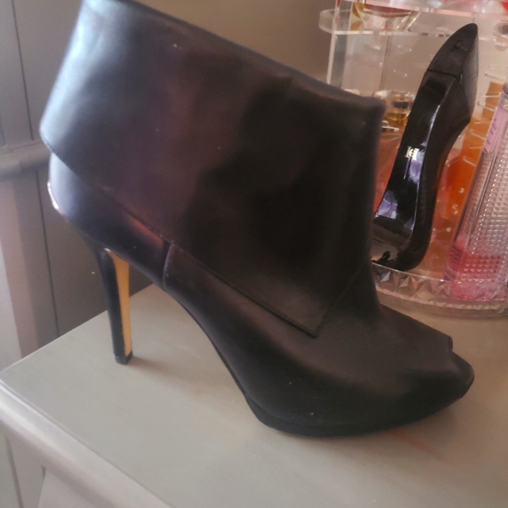 Michael Kors peeped toe booties